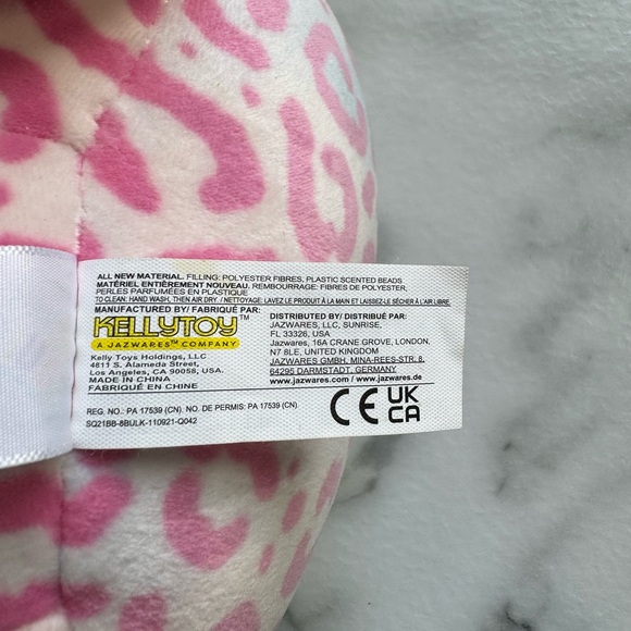 SQUISHMALLOWS Brandi The Cheetah Queen Pink Cat KellyToy 8" Tall - Picture 4 of 4